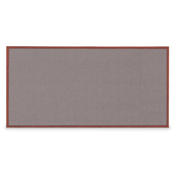 Combo Board, 96"x48", Bronze Frame/Black Porcelain & Forbo